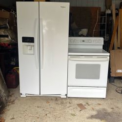 Whirlpool Refrigerator/freezer And GE Range