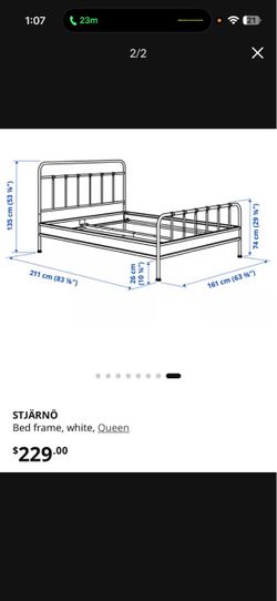 IKEA Bed Frame and Wooden Slats