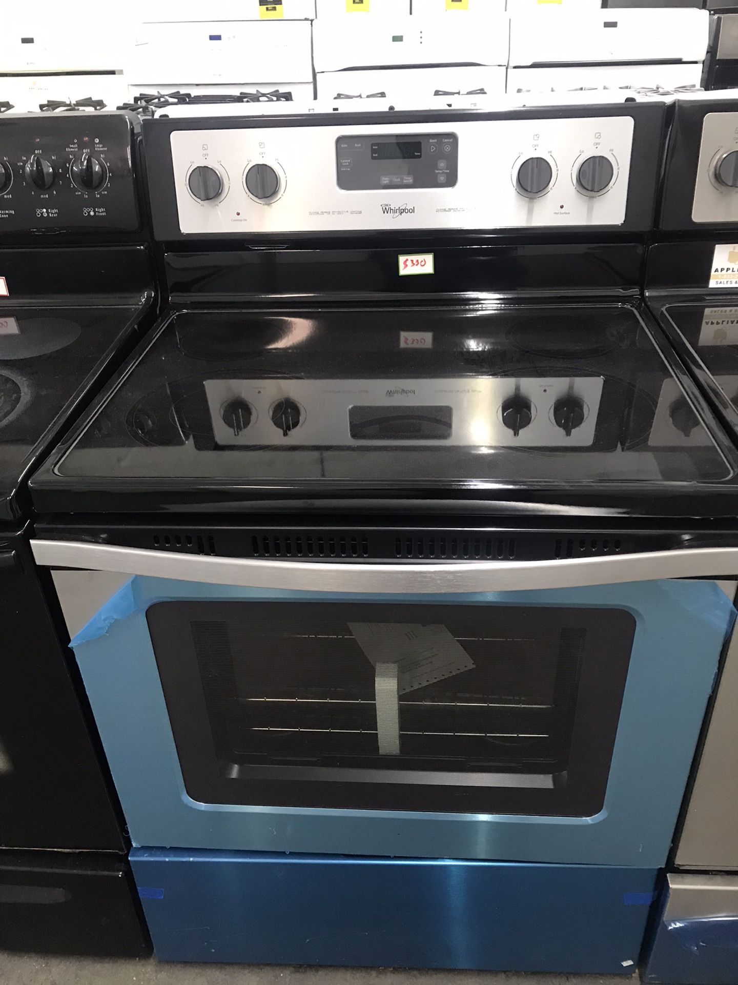 NEW Stainless steel electric range