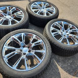 22" Dodge grand cherokee durango Jeep Gladiator wrangler replica wheels and tires 