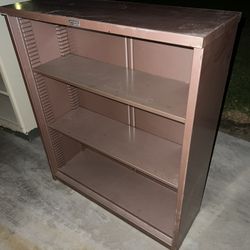 Brown Three Tier Steel Shelve Unit