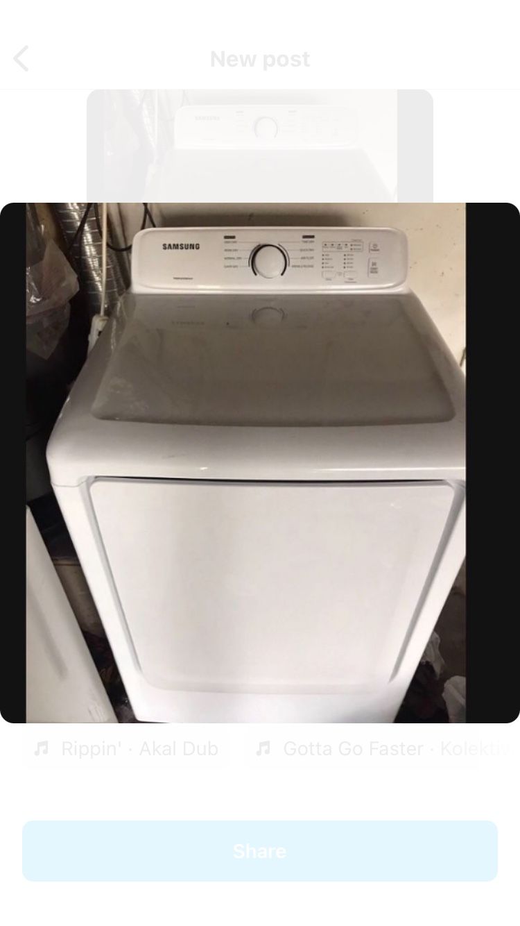 Samsung Moisture Sensing Gas Dryer