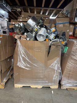 HUGE Bulk Lot HVAC Ductwork & Galvanized Fittings