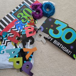 30th Birthday Decor