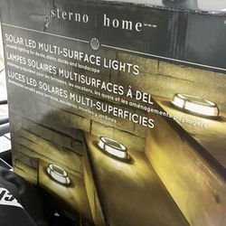 Sterno Home Solar Multi-Surface Light, 4-pack