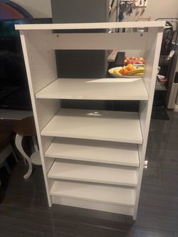 White Adjustable Shelves
