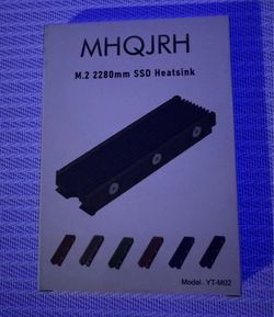 MHQJRH M.2 2280 SSD PC PS5 Heatsink YT-M02