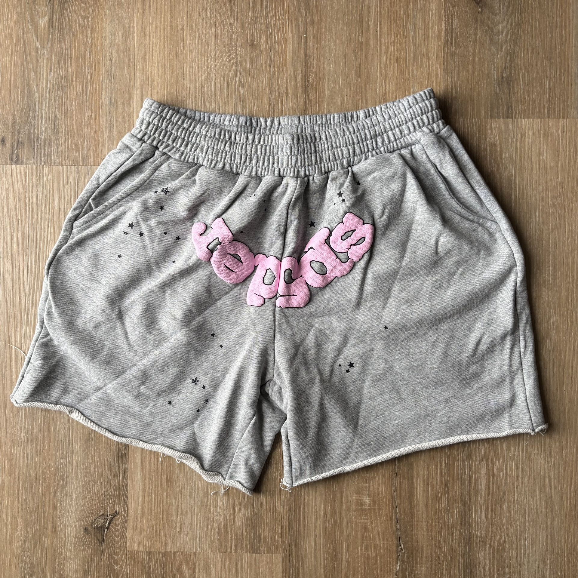 Grey Sp5der Shorts
