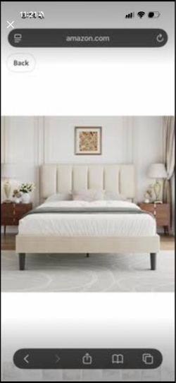 Queen new bed frame very nice