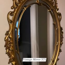 Gold mirror 