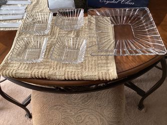 Crystal 5 piece snack set