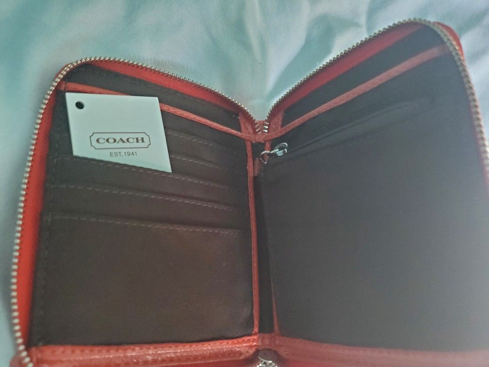 Orange Coack Wallet