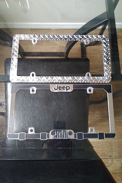 Jeep Metal License Plate Frames 