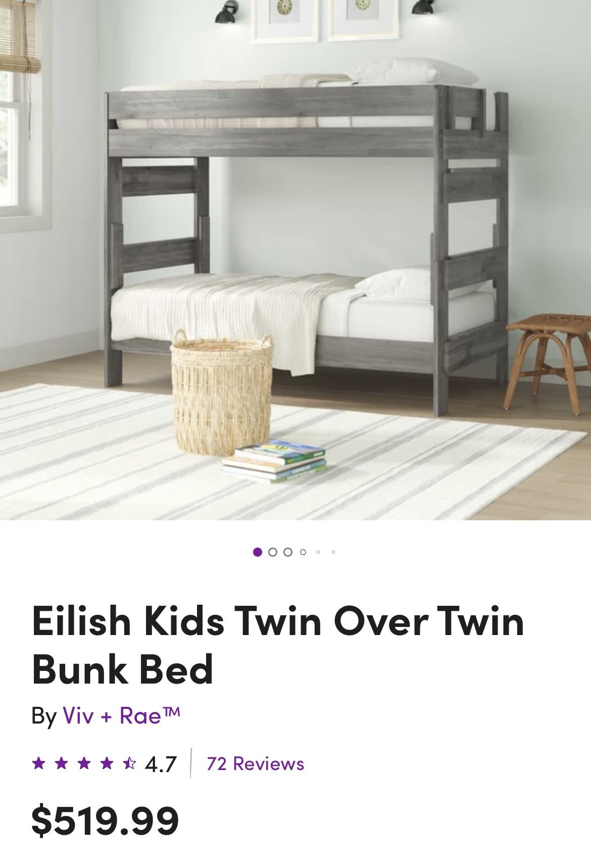 Twin Over Twin Bunk Bed