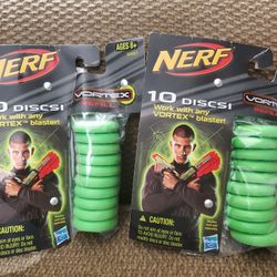 Set Of 2 Nerf Vortex Disc Refill Packs