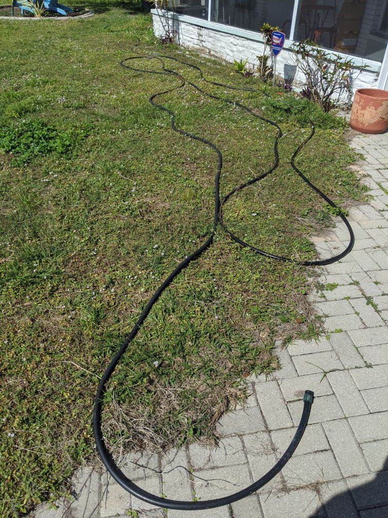 100-ft garden hose heavy-duty black