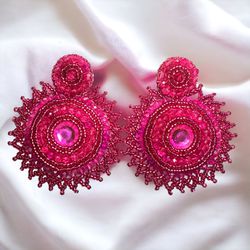 Pink Earring 