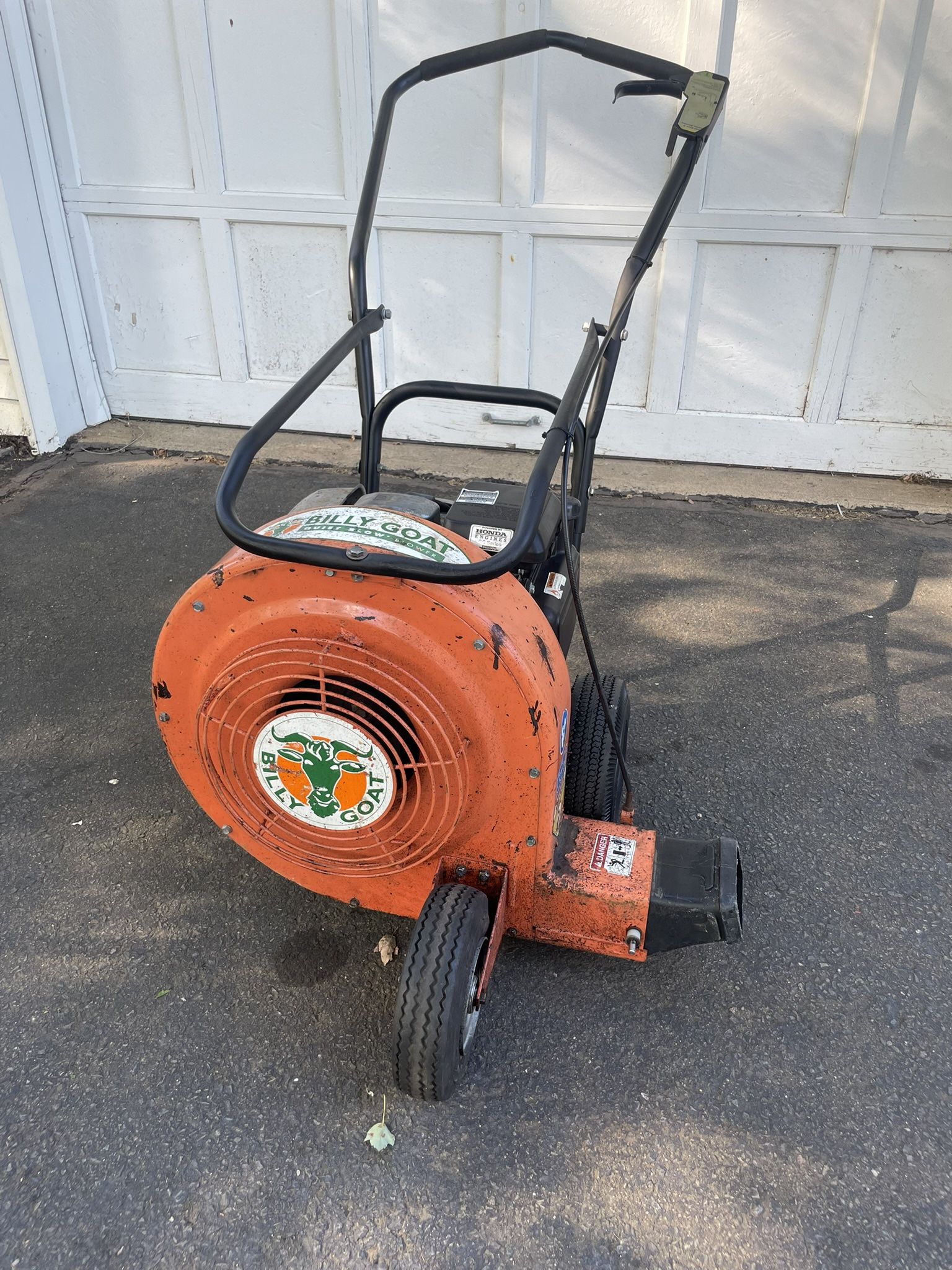 Billy Goat 5 HP Honda Engine Walk Behind Leaf Blower