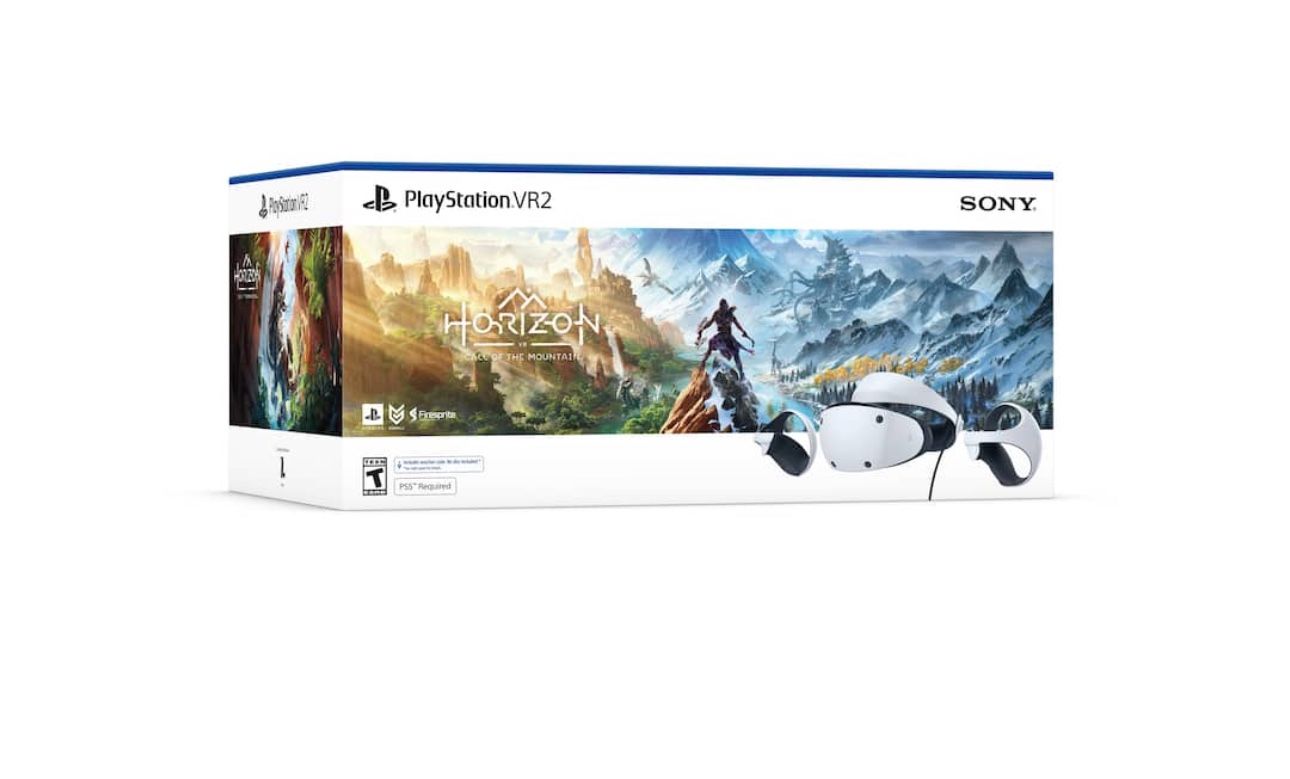 Sony - PlayStation VR2 Horizon Call of the Mountain bundle - White Model