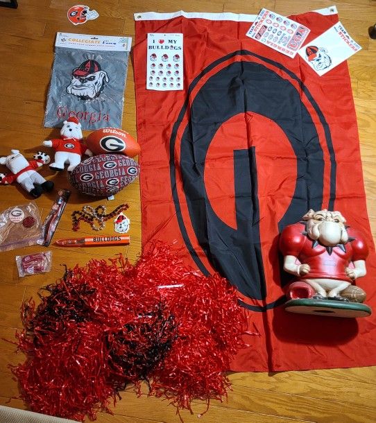 UGA Georgia Tailgate Party Kit Decor