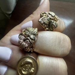 Gold Ring 14 K  $280 Each Or $750.all