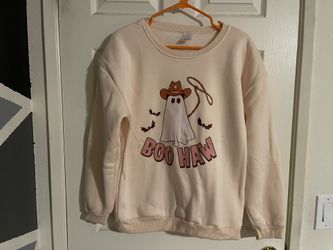 Halloween Ghost Sweatshirt New Size Medium