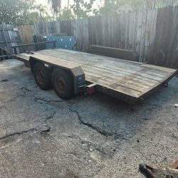 2 TRAILERS FOR SALE DUAL AXEL 16'×7' DECK