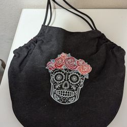 Most Wanted Rose Skull Purse 