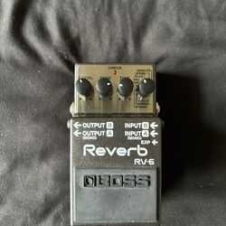BOSS RV-6 Reverb Pedal