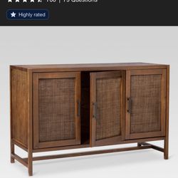 3 Door Accent tv stand