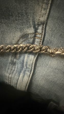 chrome hearts Silver Tone Chunky Chain Bracelet
