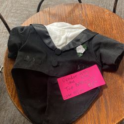 Build A bear Tuxedo Top -$6.00 Located In Case 153
