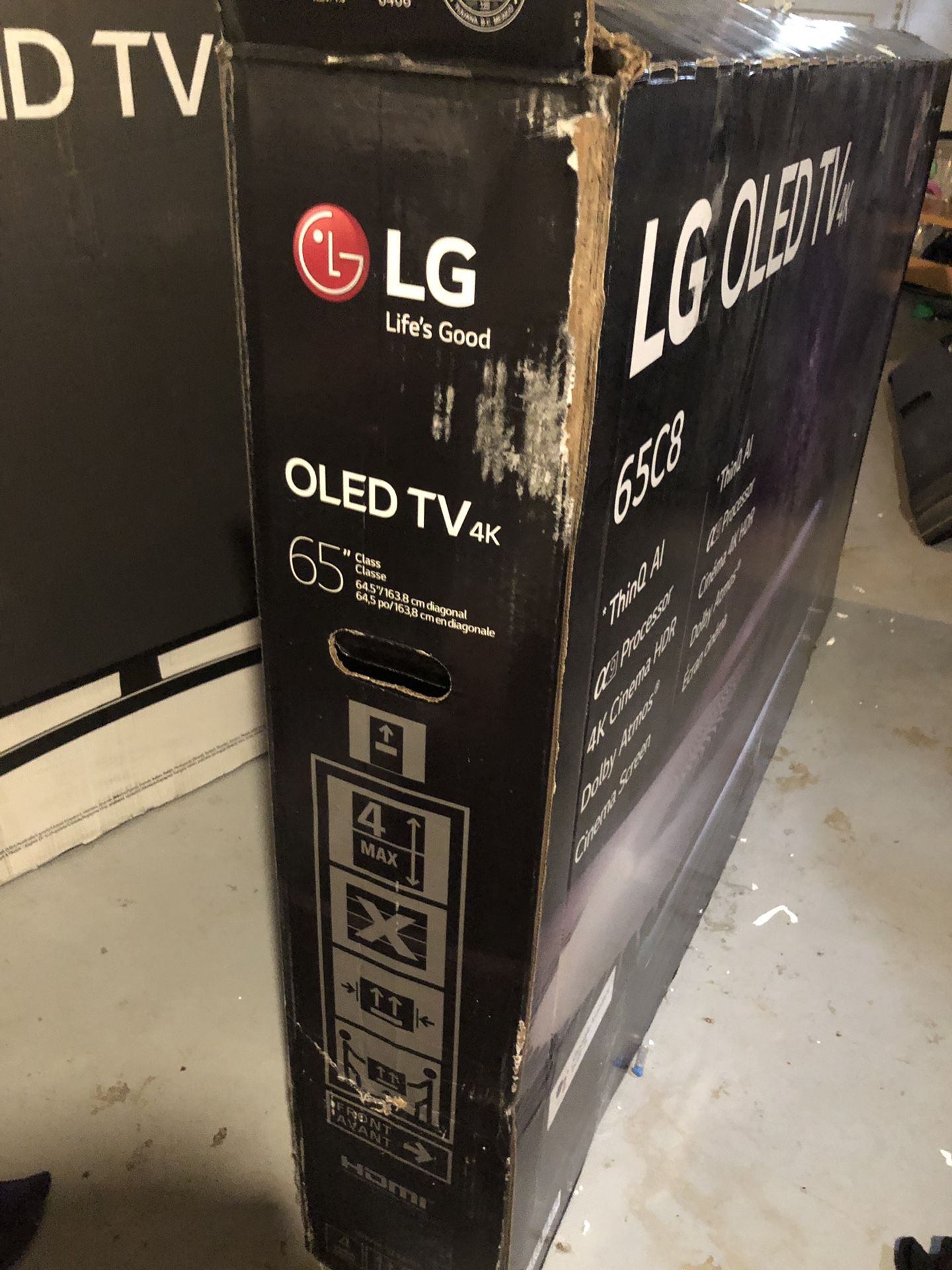 OLED LG TV 55” 4K AI ThinQ c8