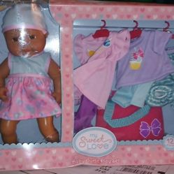 Baby Outfit Play Set 12 Pcs