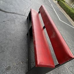 2 Red Benches  or Sold Separate 