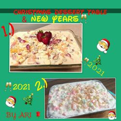 POSTRES DE MESA NAVIDEÑA