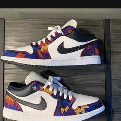 Jordan 1 Low Nothing But Net Ugly Sweater Size 11