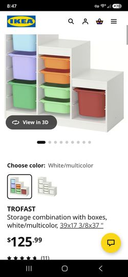 IKEA Storage with Bins, 2x