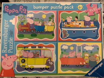 Peppa Pig Toy Ravensburger Puzzle Bumper Puzzle Pack of 4 Imported