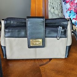 tignanello leather crossbody purse 