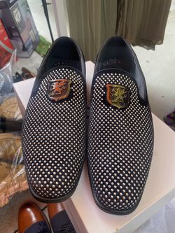 Black Studded Stacey Adams