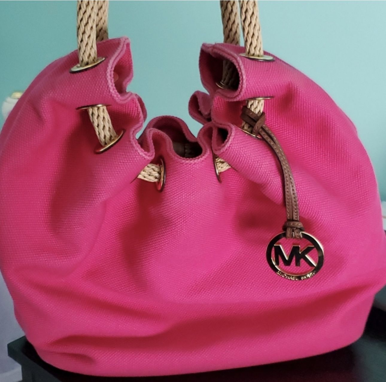 Michael kors Pink Summer Canvas bag