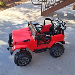 Rc Jeep Kids Ride On Toy 
