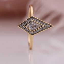 585 Gold Natural Zircon Ring wedding 8