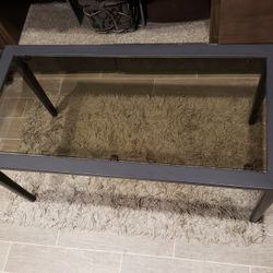 Glass Top Coffee Table 40x20 18tall 