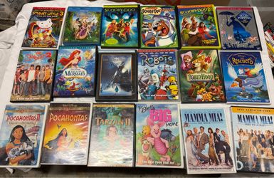 Lot of 18 Family DVD and Blu-ray Movies
