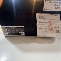 Retro 4s JoRdan  Thunders 