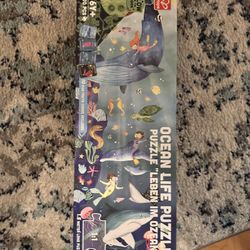 Ocean  Life 1.5 Meter Long Puzzle Glow Dark 