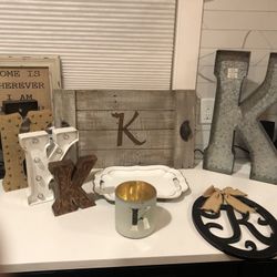 “K” decorations