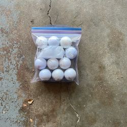 A Dozen Misc Golf Balls – Clean – Good Condition